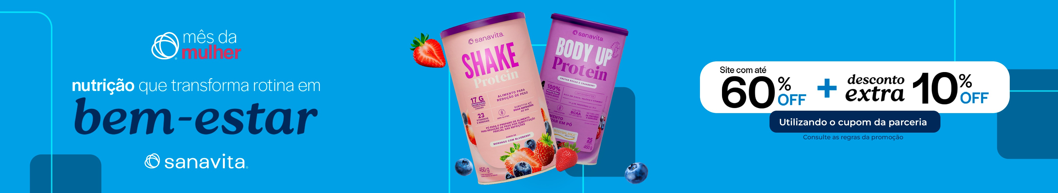 Mês da Mulher: Site com até 60% OFF + 10% OFF.