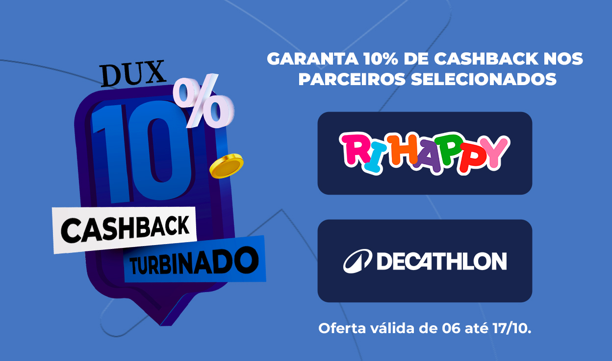 Cashback outubro dux