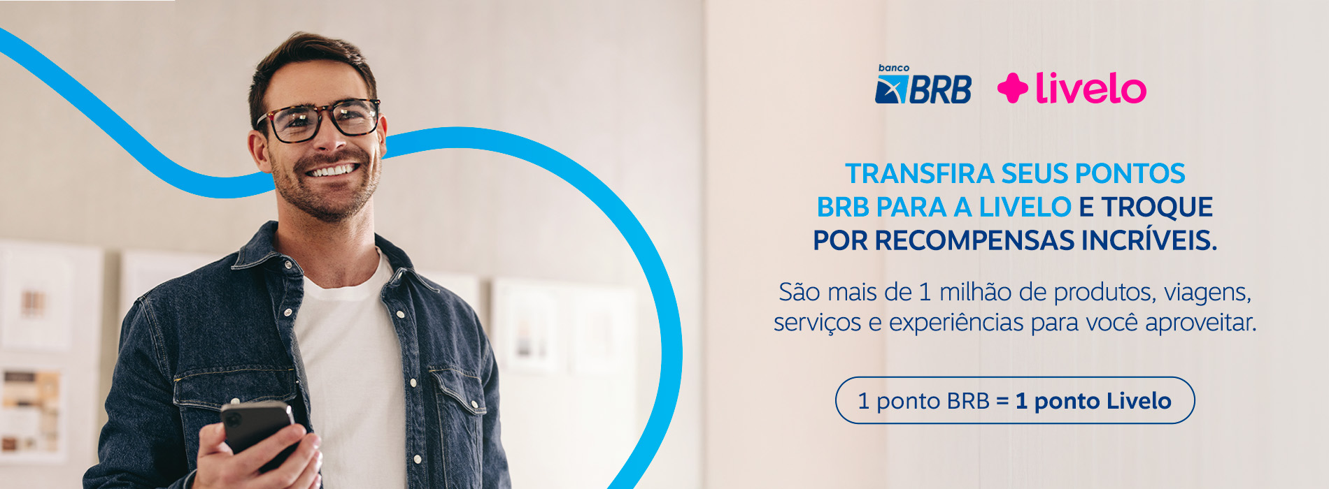 [Dux] Transfira seus pontos BRB para livelo e troque por recompensas incríveis.
