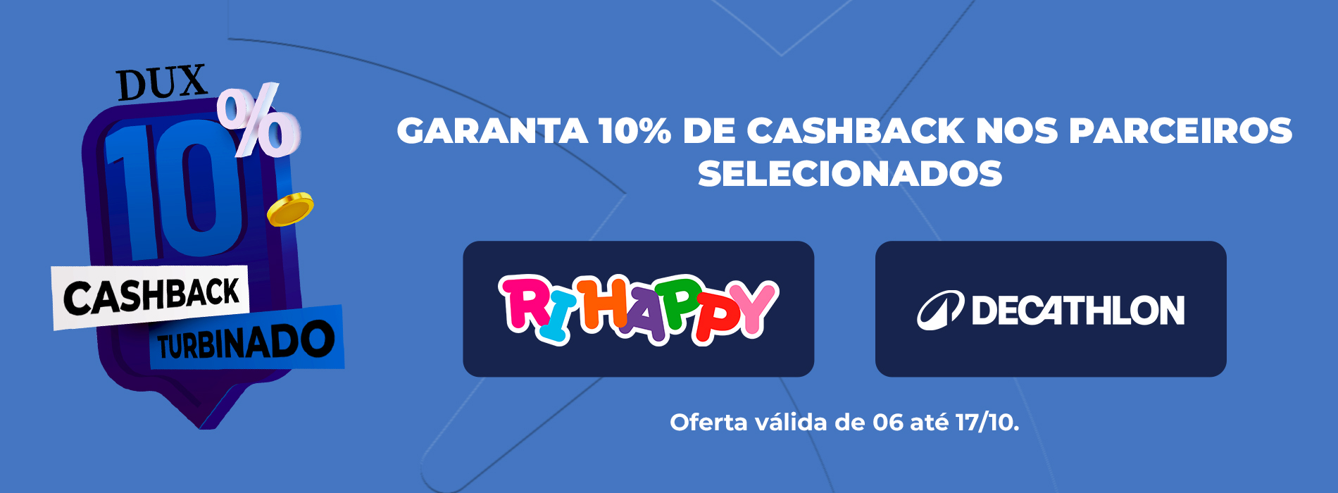 Cashback outubro dux