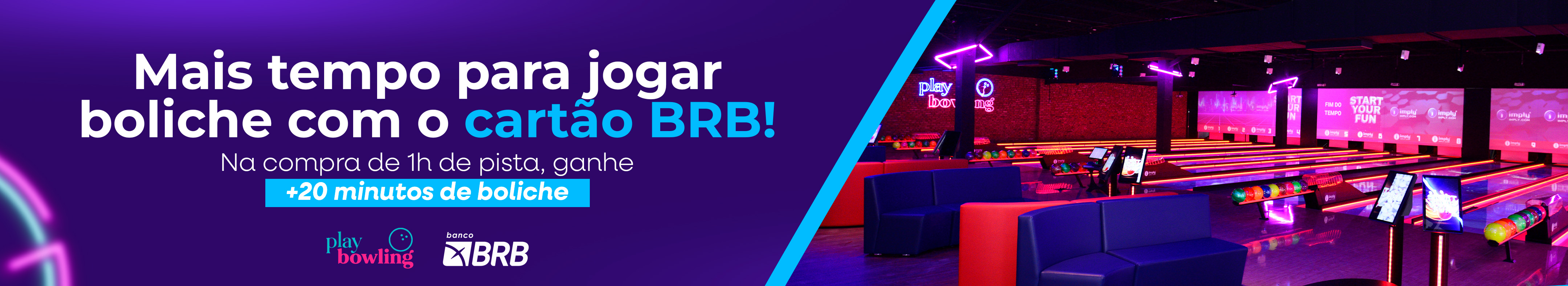 Com o cartão BRB você tem mais tempo para jogar!