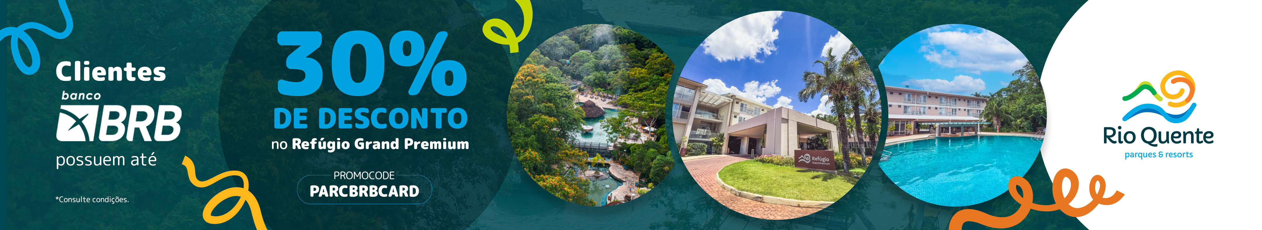 Rio quente: Até 30% de desconto!