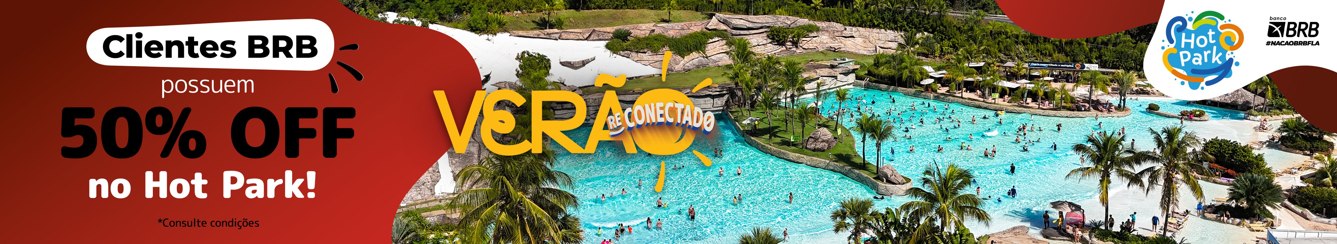 Hot Park: 50% OFF de desconto!