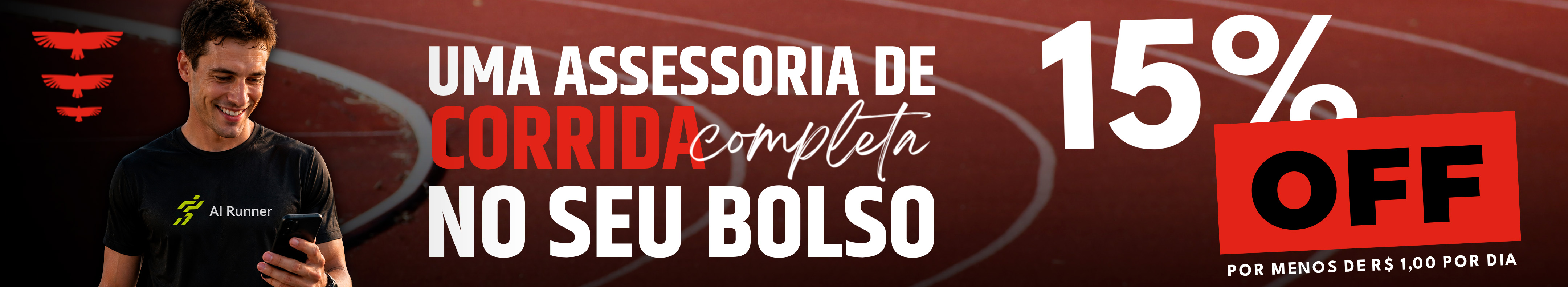 Ai Runner: 15% de desconto!