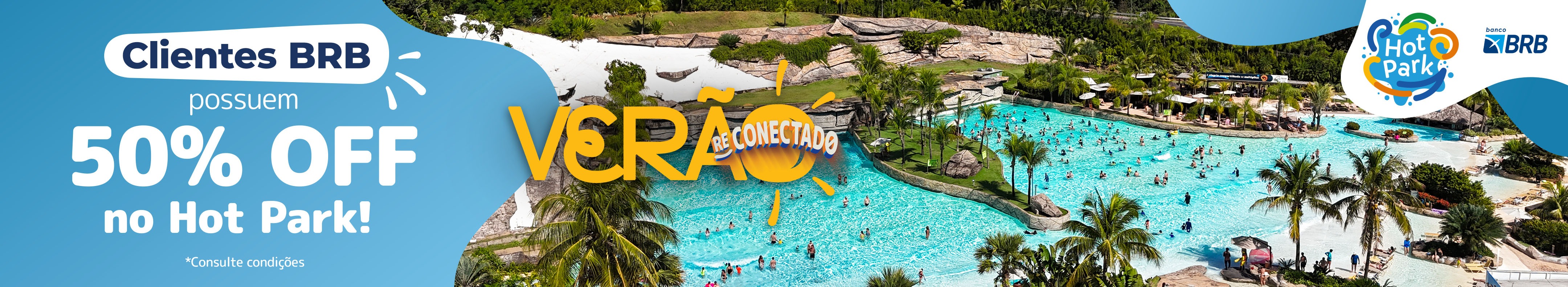 Hot Park: 50% OFF de desconto!