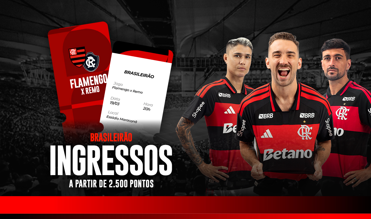 Par de ingresso Flamengo x Remo 19/03/2026